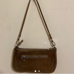 Brandy melville brown suede bag